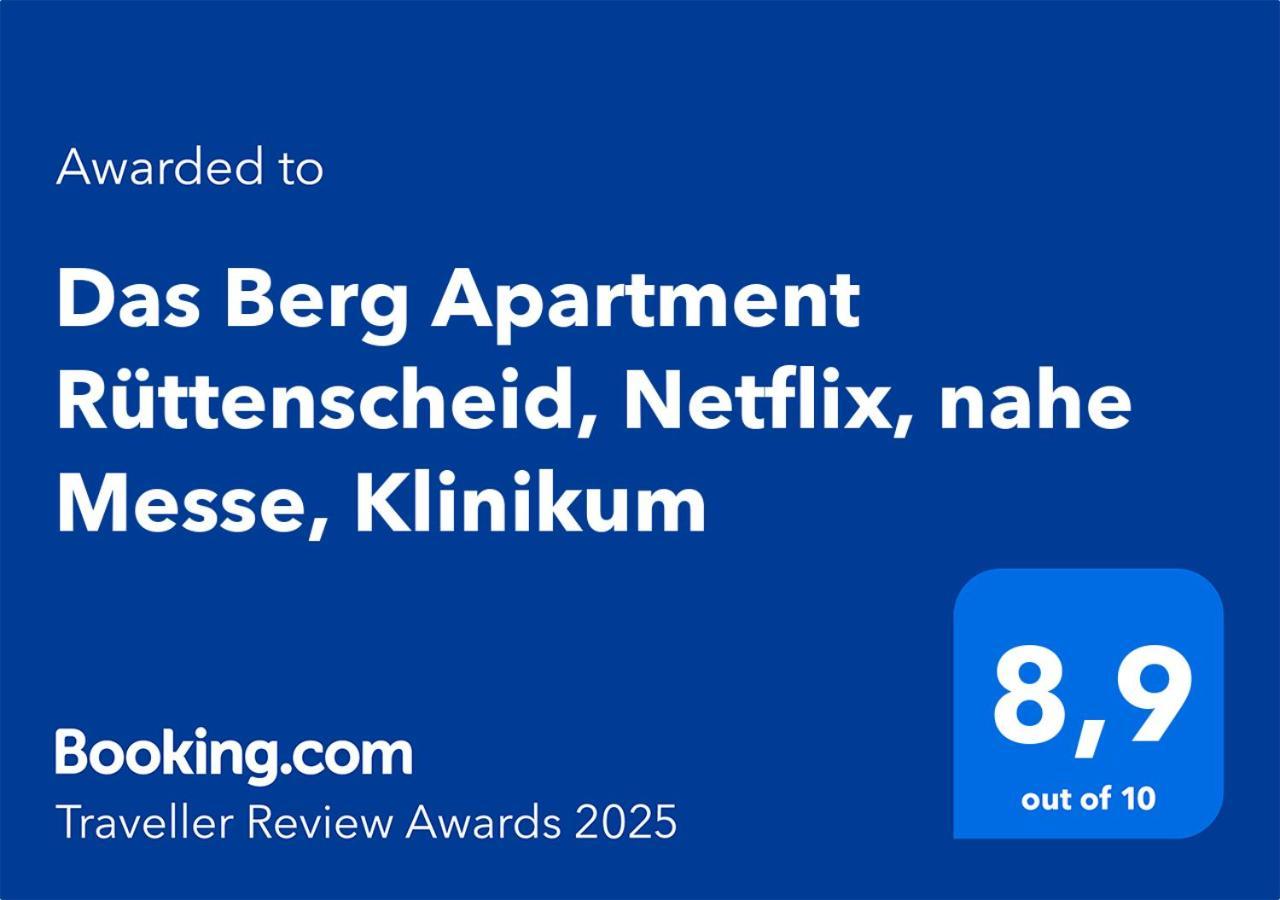 Berg Ruettenscheid, Netflix, Nahe Messe, Klinikum Appartement *